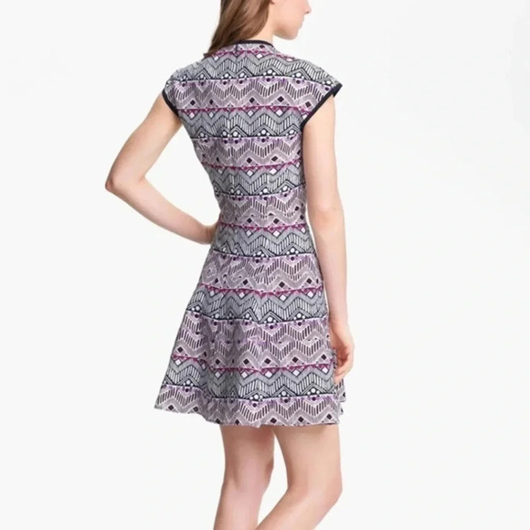 Nanette‎ Lepore Silk & Linen Dress Fit & Flare - Picture 2 of 7